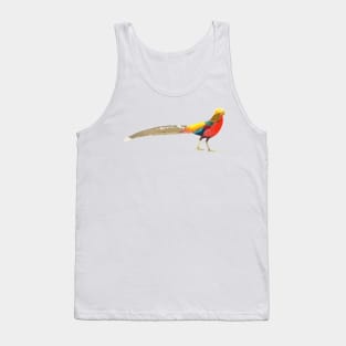 Golden Pheasant Digital Painting Tank Top